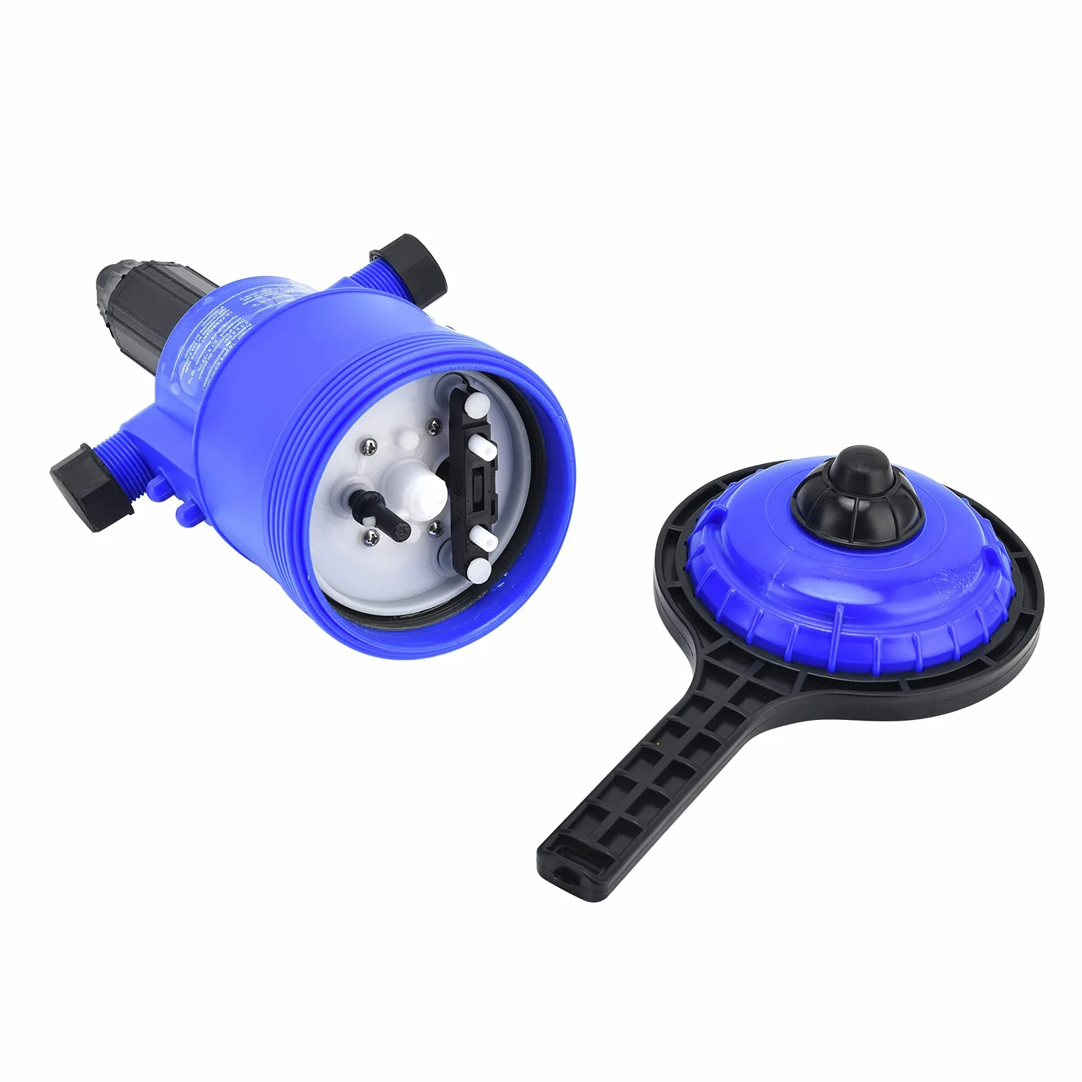 Inyector de Fertilizante 0,2-2%, Bomba Dosificadora Accionada por Agua G3/4 a G1 Rosca Macho Dispensador Automático de Dosificador de Líquido Químico para la Industria de Riego