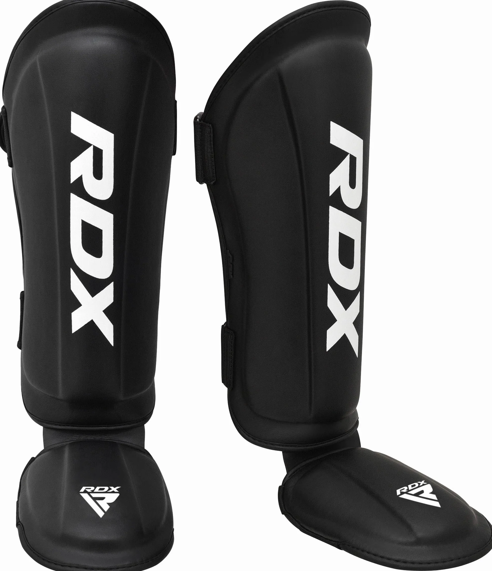 RDX Espinilleras Kickboxing Muay Thai Aprobadas SATRA SMMAF Piel Maya Premium Protección Empeine Piernas