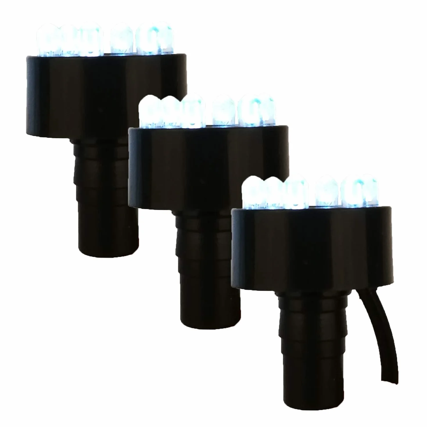 Anillo de iluminación LED de Köhko 29002 para fuentes de 2 metros, Kaltweiß-3er-Set
