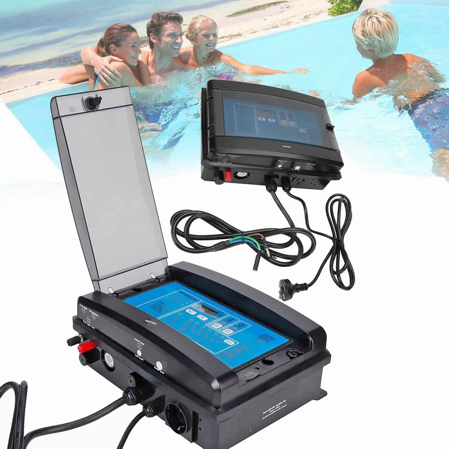 Clorador De Agua Salada, Clorador De Piscina, Clorador De Sal De 10/15/20/30/50 G/H S-istema De Generador De Máquina De Cloro Salino para Piscinas SPA Máquina De Cloro Salino,30g/h