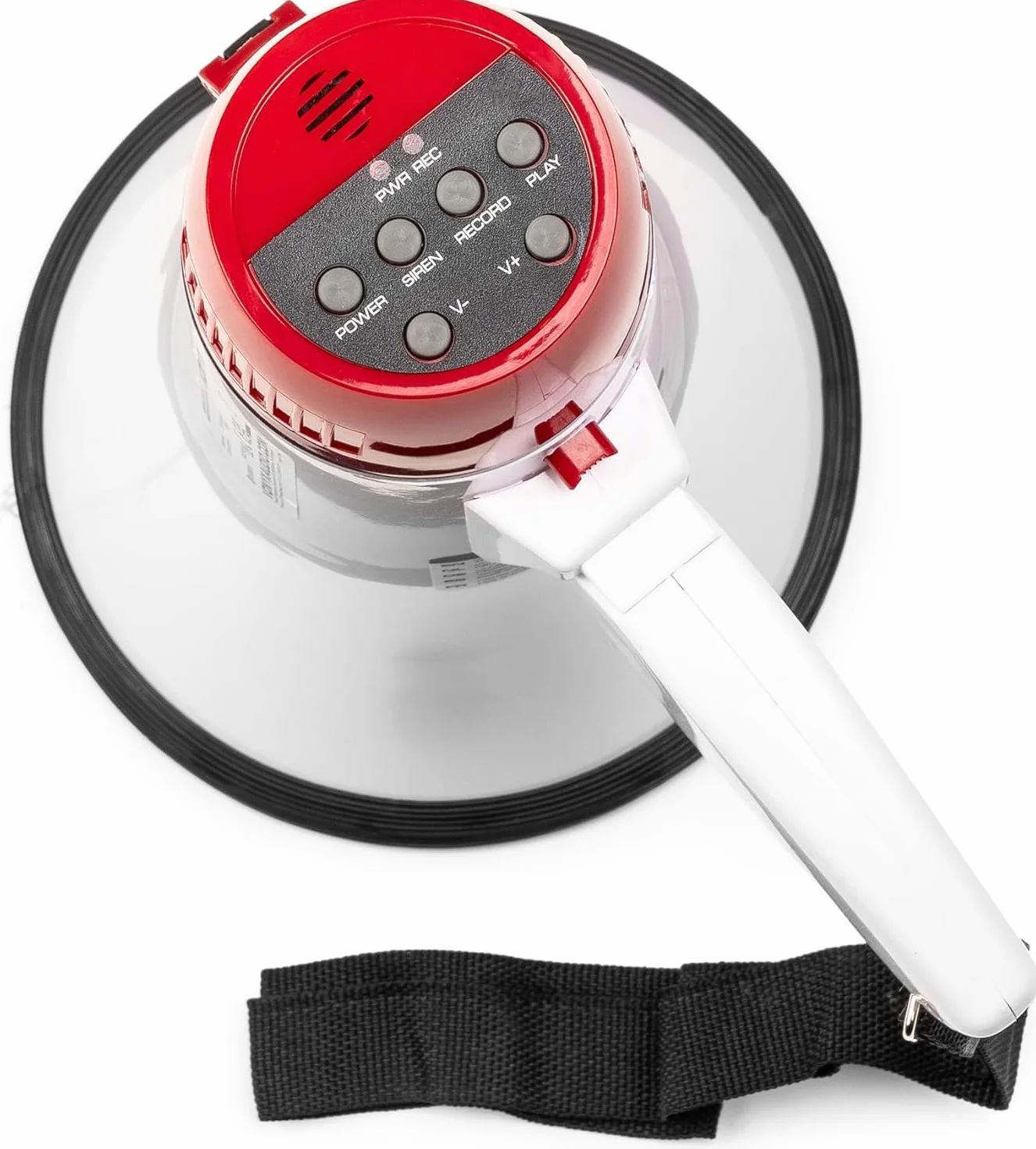Vonyx MEG018 Megáfono Bluetooth 18W 600m Alcance Sirena Grabación 60s Ligero Eventos Deportes