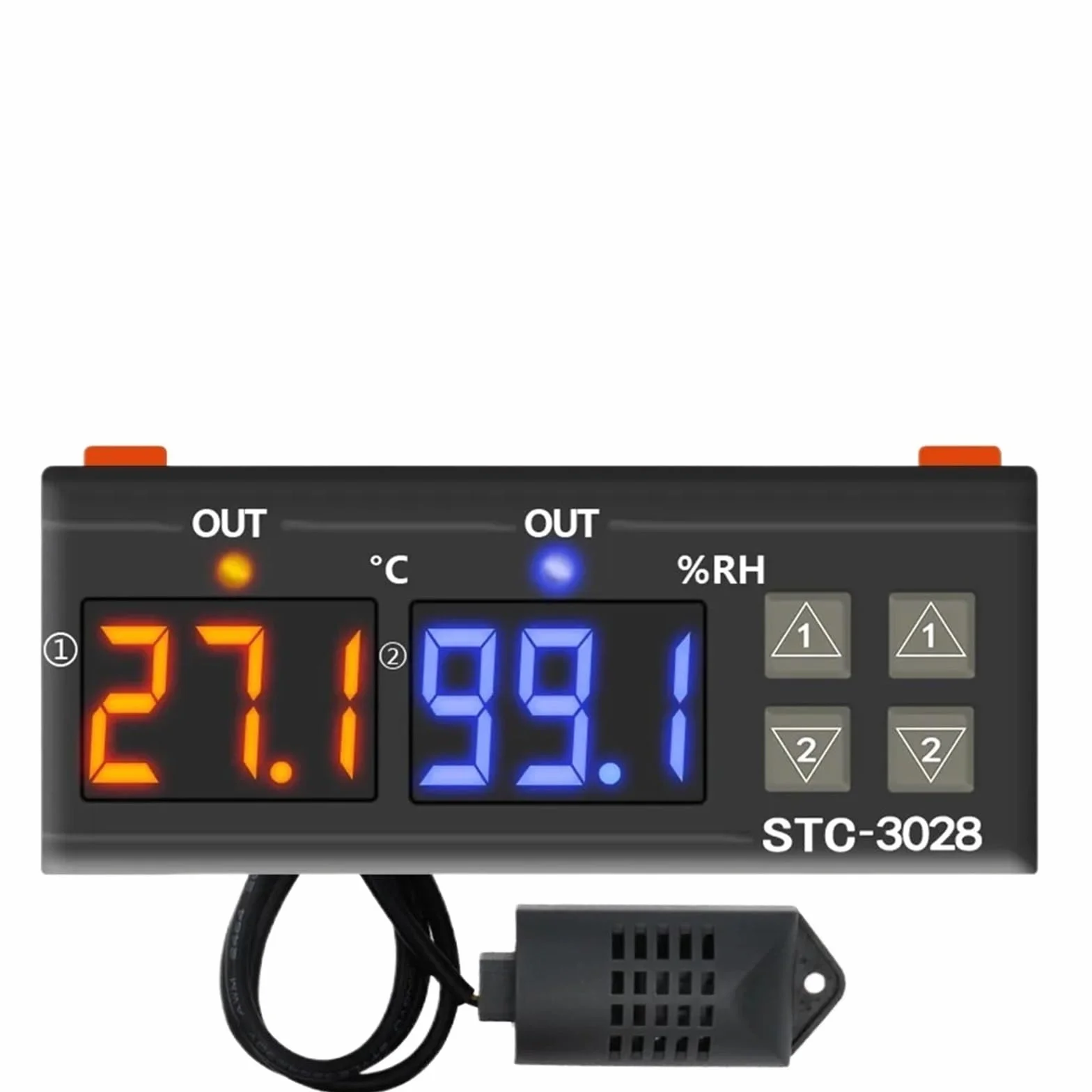 STC-1000 STC-3028 STC-3008 higrómetro Digital Controlador de Humedad termómetro Sensor Calentador refrigerador 24V/220V(STC-3008 AC110V-220V)