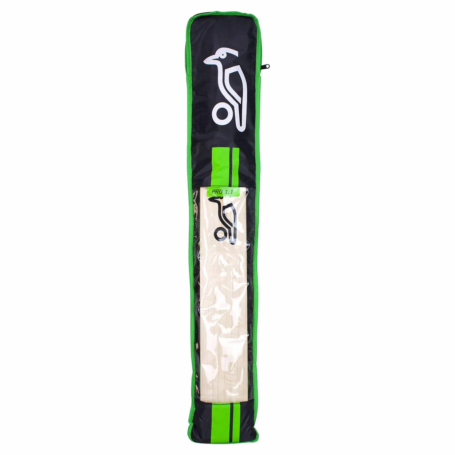 Funda para Bate de críquet Kookaburra Pro 1.1 Negro y Lima Talla única