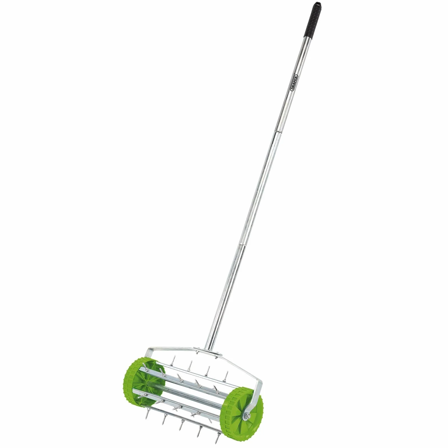 Draper Aireador de césped enrollable con tambor puntiagudo de 450 mm, 83983, para aireación de césped de jardín con púas de 33 mm, 1 unidad