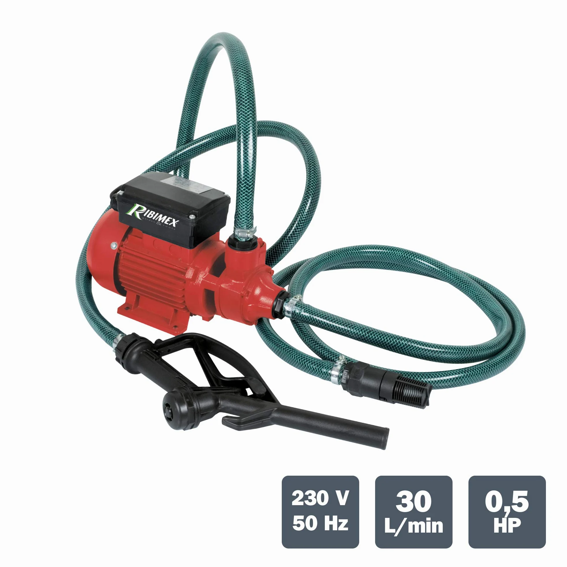 Ribitech 1102 - Bomba de gasóleo-eléctrico 370 W