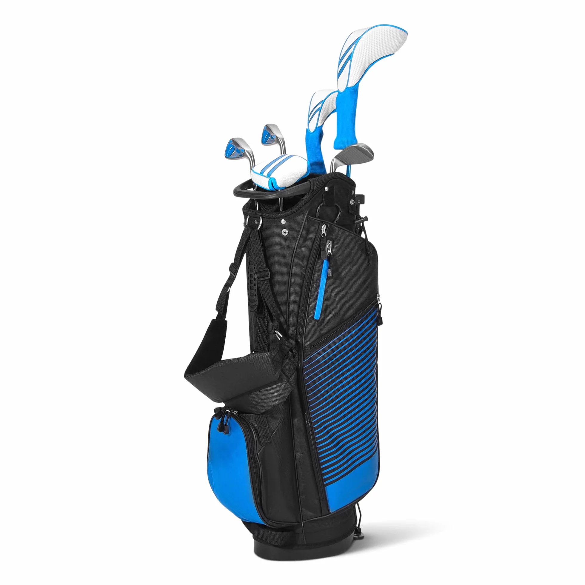 Amazon Basics Juego de Palos de Golf, 6 Piezas, Bolsa de Soporte, Cara Grande, Centro de Gravedad Bajo
