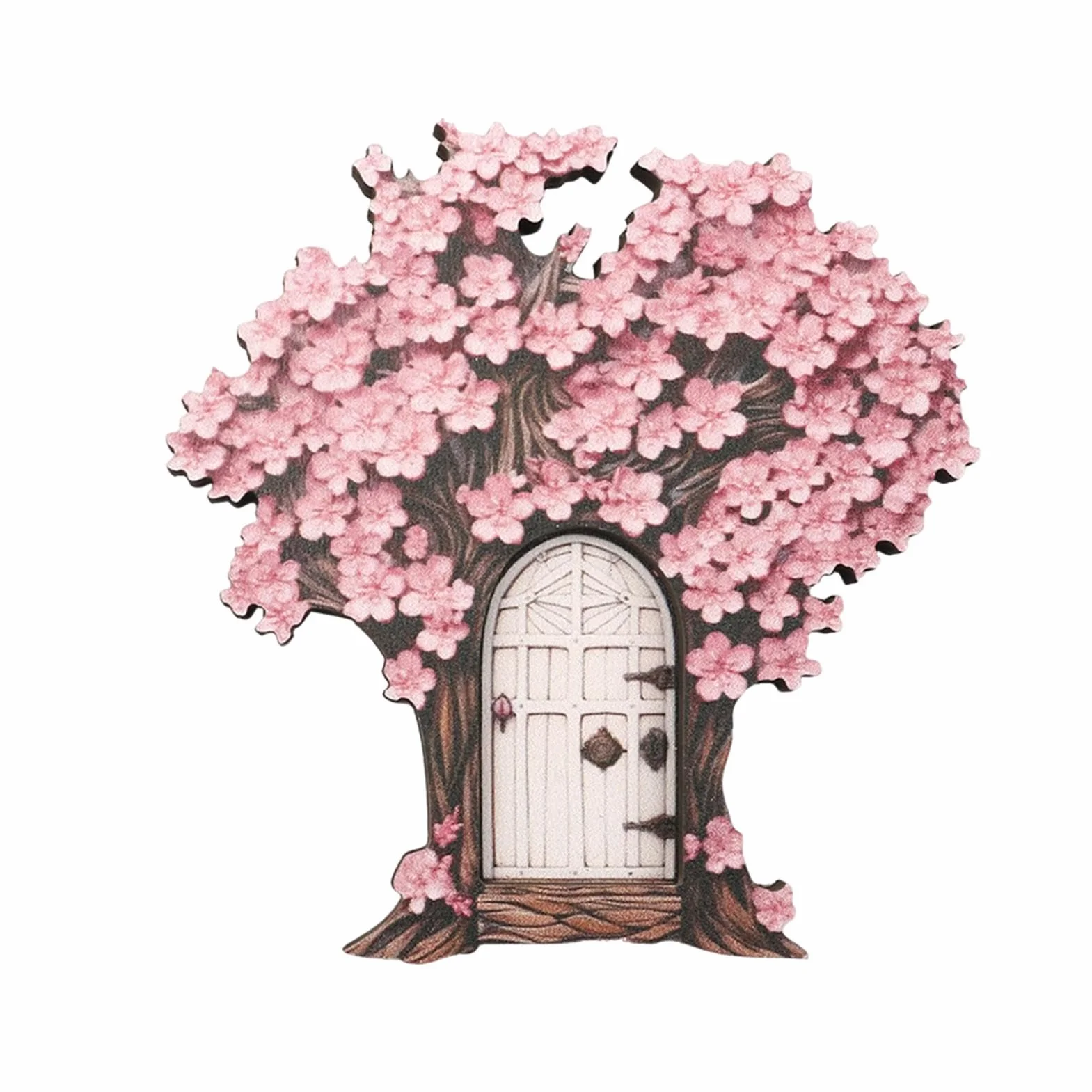 Puertas de Hadas para Árboles al Aire Libre,Puerta de Hadas para Pared | Puerta de hadas de jardín puerta de elfo de madera,aturas adorables de jardín de hadas, decoración de adornos de jardín para ho