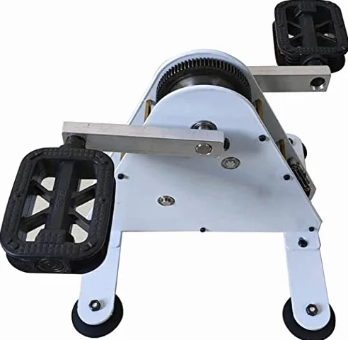 Generador de pedales de 50 W/100 W, entrenador de rehabilitación, pedales de bicicleta que generan electricidad, 2 puertos USB, salida CC para energía ecológica