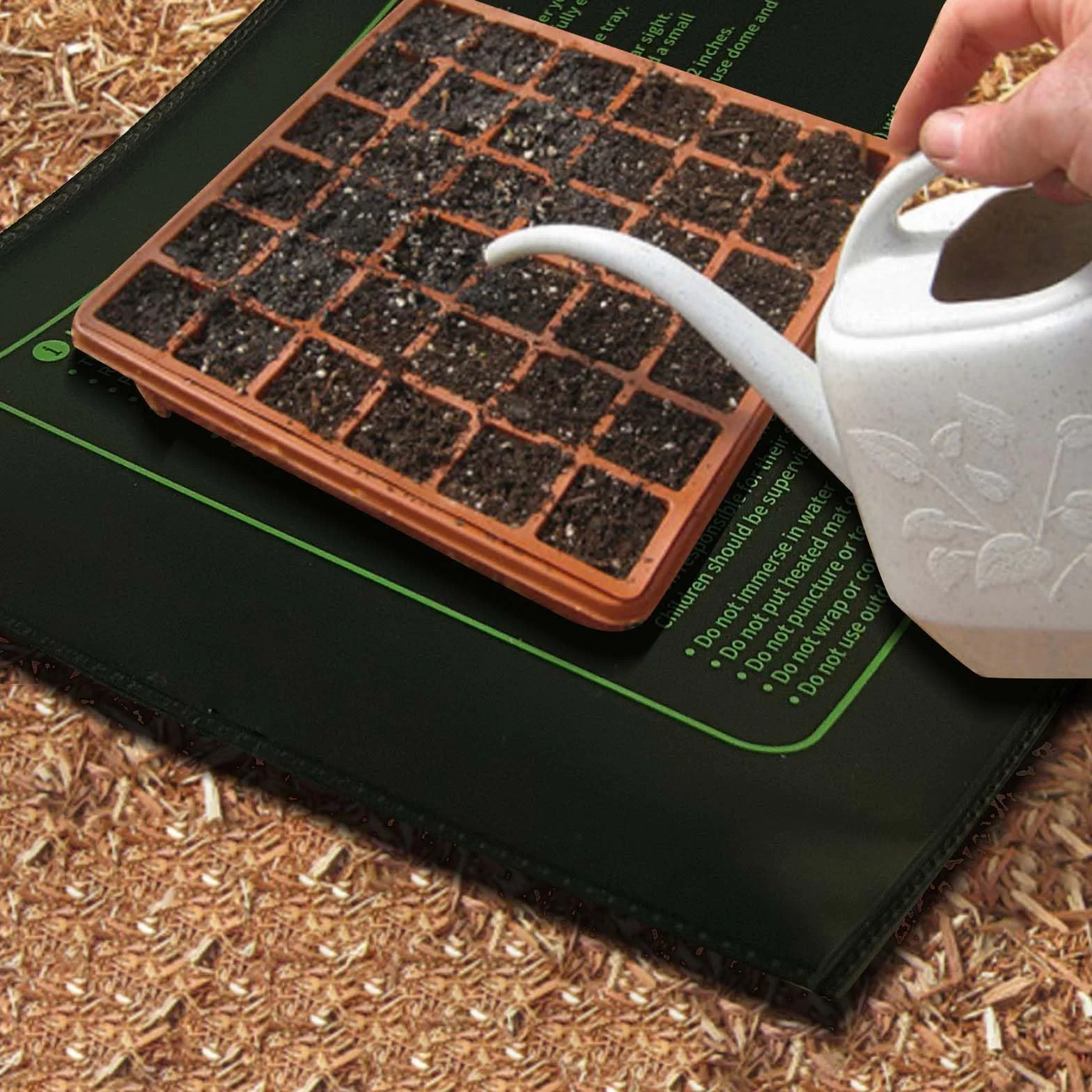 Alfombrilla Térmica para Plantas, Manta Calefactora para Semillas o Plántulas Invernadero, Manta Termica Cultivo, Manta Termica para Germinar Semillas o Terrario(20W, con Termostato)