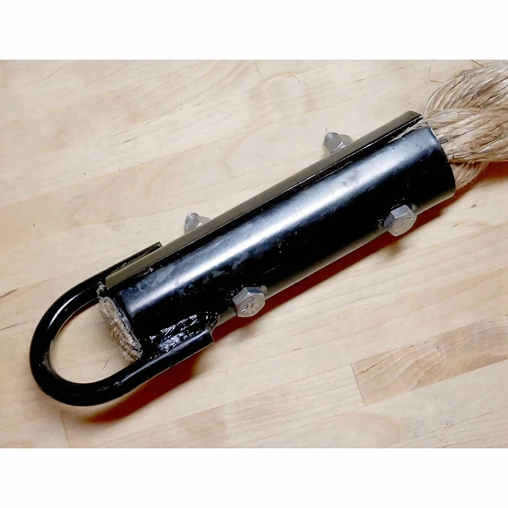 Abrazadera de cuerda de escalada de 1.5 pulgadas, gancho de fijación para entrenamiento de fuerza