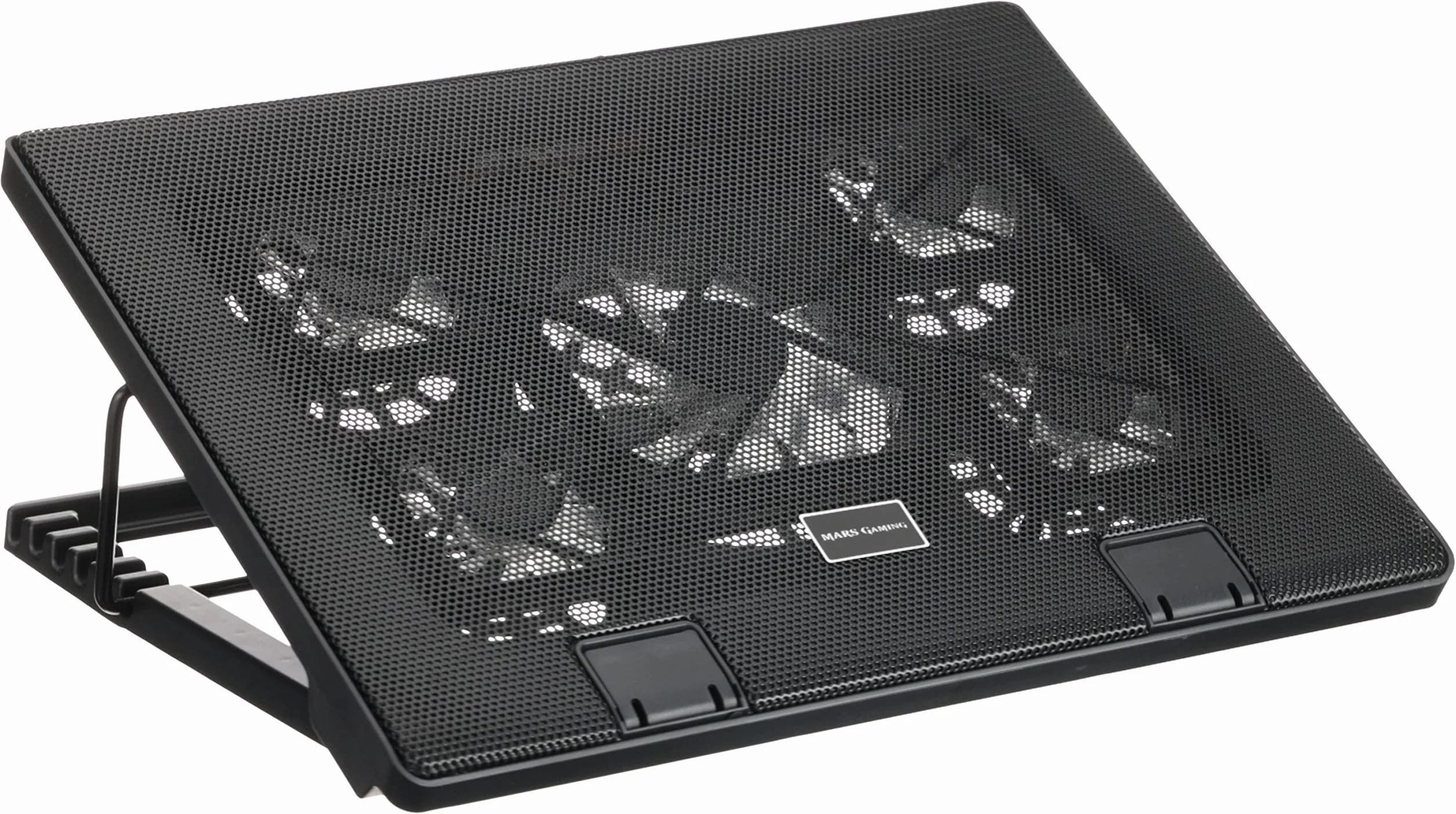 Mars Gaming MNBC2 Base PC 5 Ventiladores LED Roja 2 USB 2.0 17.35 Negro