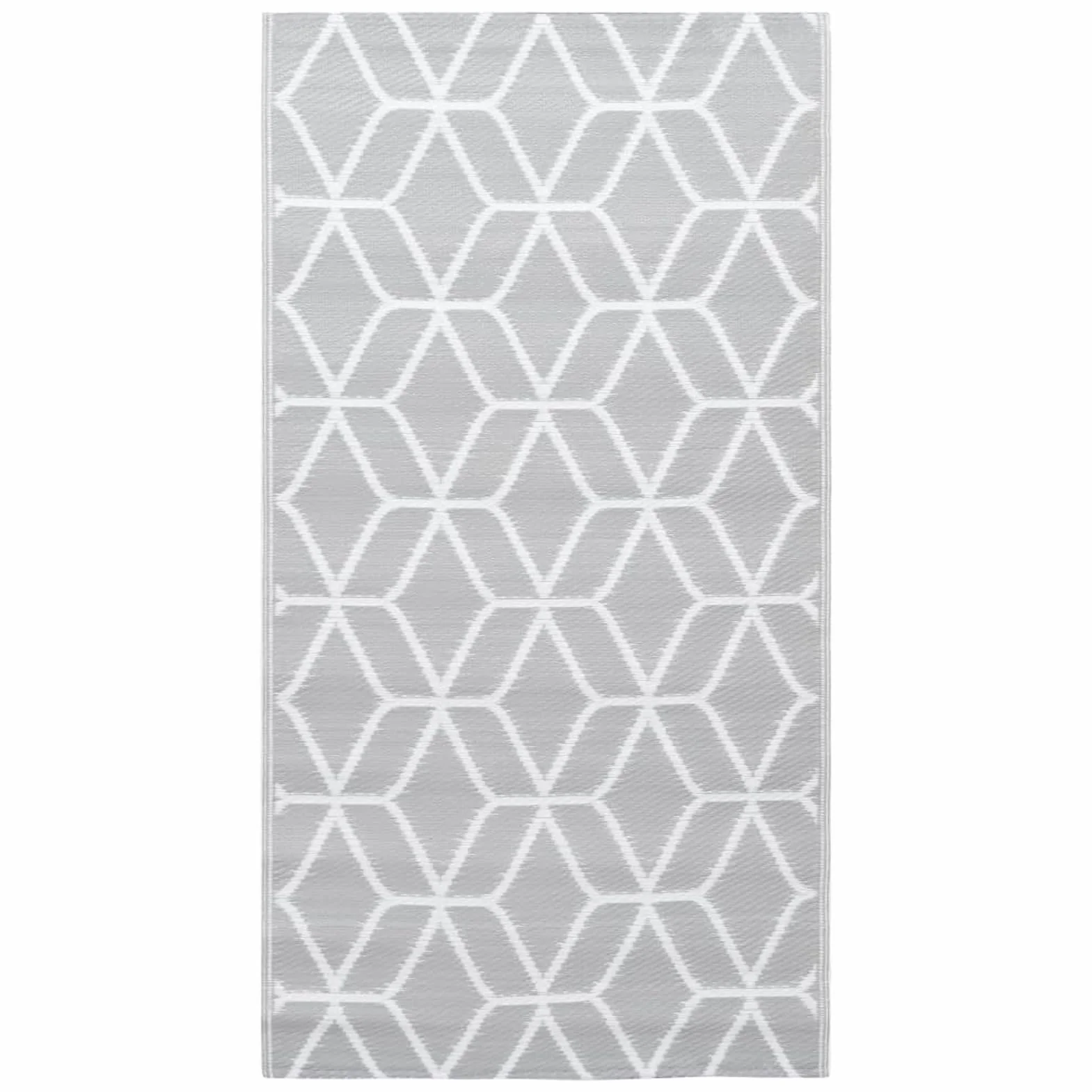 Homgoday Alfombra de exterior Arakil, gris, 80 x 150 cm, de polipropileno, resistente y fácil de limpiar