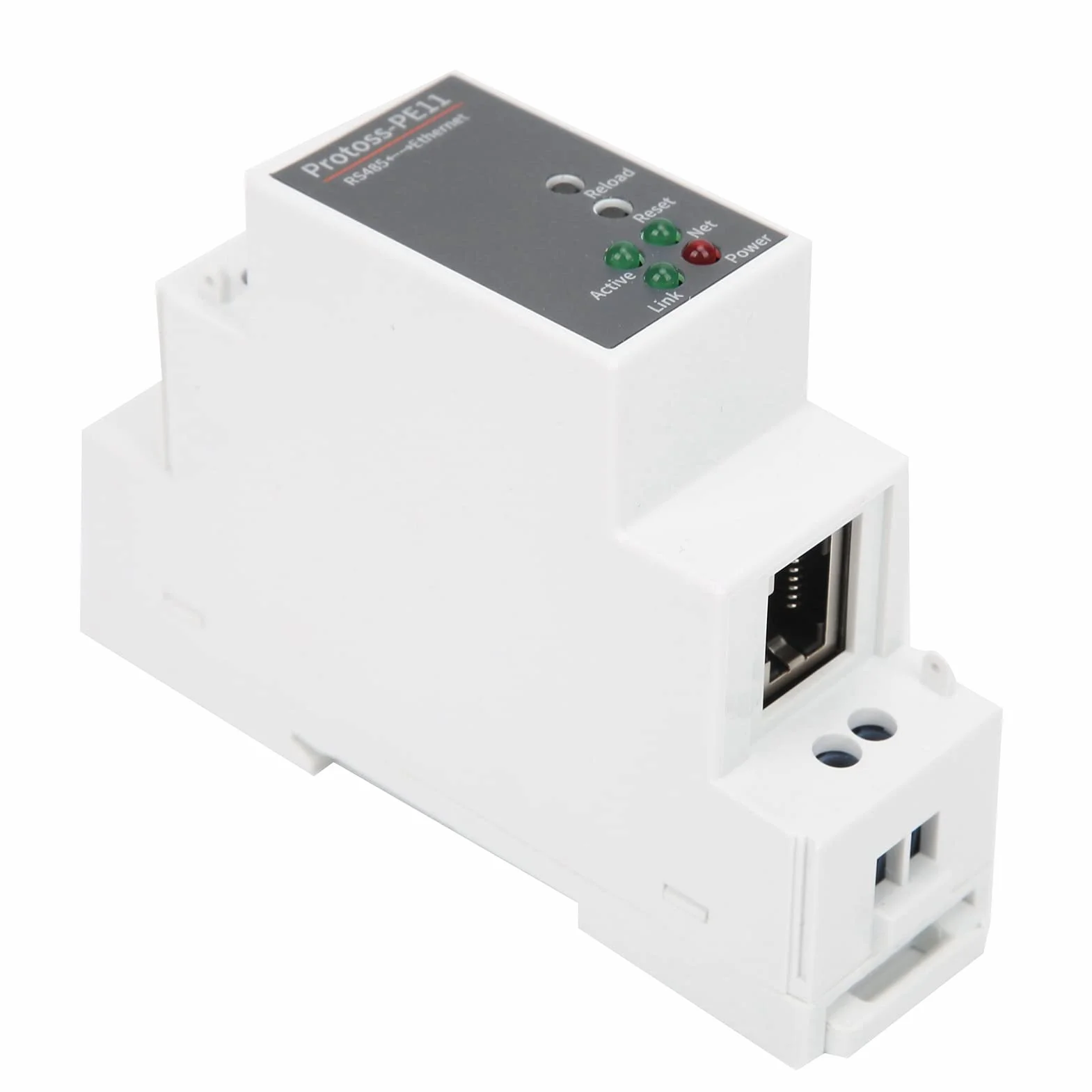 Serwer szeregowy Ethernet PE11-H RJ45 100-240VAC FreERTOS Rail DIN Automatyzacja przemysłowa
