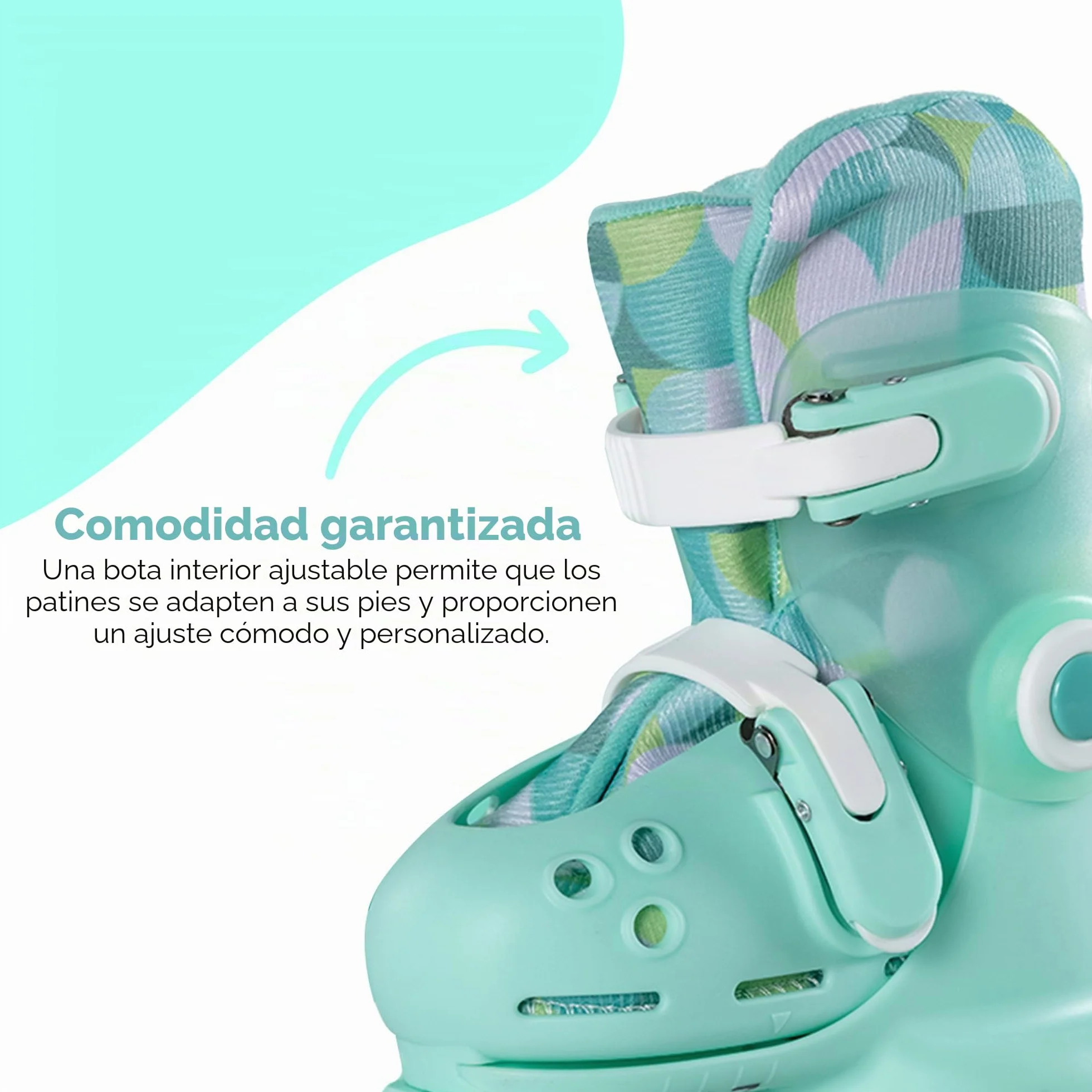 Yvolution Patines de Entrenamiento Ajustables 2 en 1 para Niños Principiantes